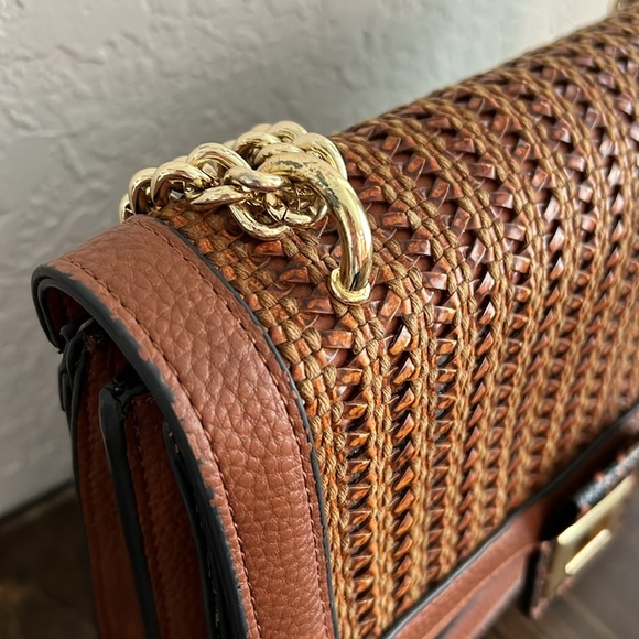 Steve Madden Straw Top Shoulder Bag - Picture 9 of 12